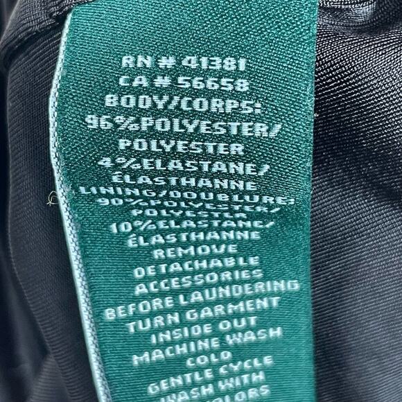 Lauren Ralph Lauren Boat Neck Shift Dress Size 1X Brown Beige Print Sleeveless - Picture 7 of 7